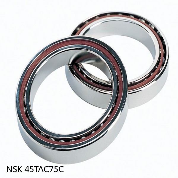 45TAC75C NSK Ball Screw Support Bearings