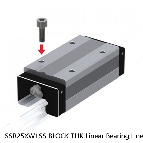 SSR25XW1SS BLOCK THK Linear Bearing,Linear Motion Guides,Radial Type Caged Ball LM Guide (SSR),SSR-XW Block