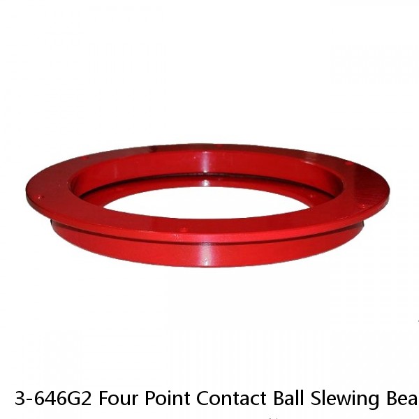 3-646G2 Four Point Contact Ball Slewing Bearing Ring