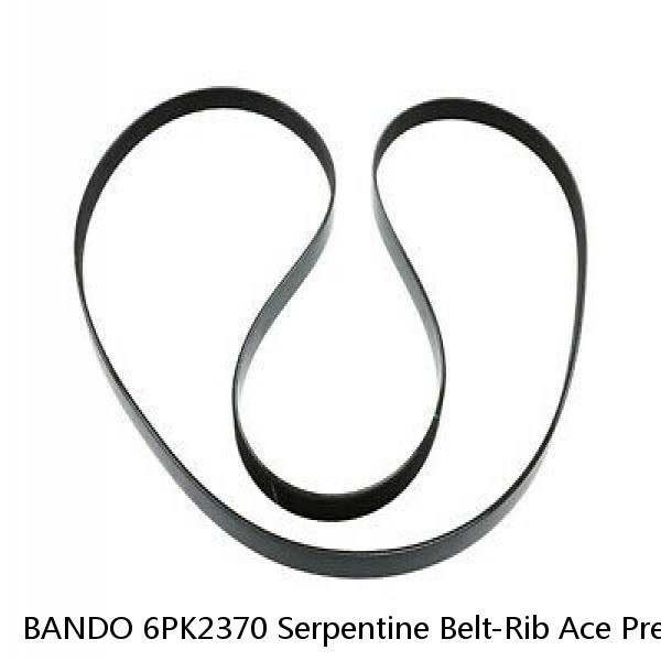 BANDO 6PK2370 Serpentine Belt-Rib Ace Precision Engineered V-Ribbed Belt  #1 small image