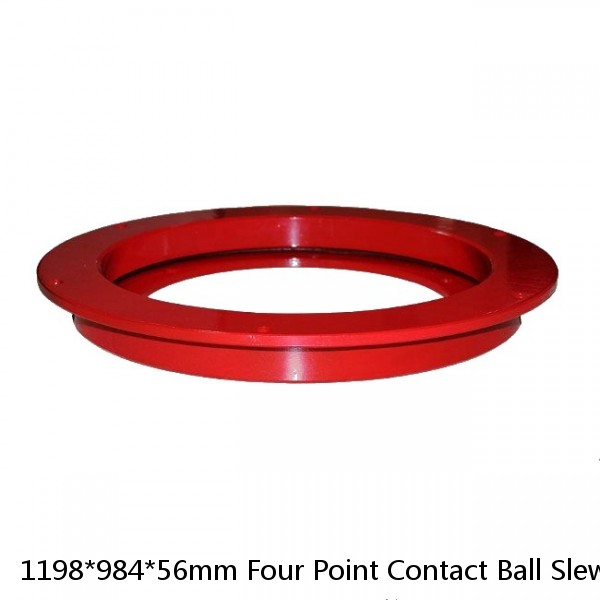 1198*984*56mm Four Point Contact Ball Slewing Bearing #1 small image