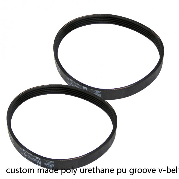 custom made poly urethane pu groove v-belt #1 image